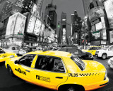 Rush Hour Times Square - Yellow Cabs Photo