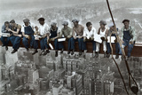 Lunch On A Skyscraper - Color Photo
