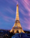 Eiffel Tower at Dusk Prints