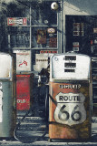Route 66 - Gas Station Affiche