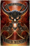 Anne Stokes - Warning Loud Music Affiches