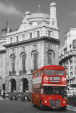London - Red Bus Plakat