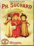 Chocolat PH. Suchard Plaque en métal