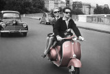 Paris - Scooter Kunstdruck