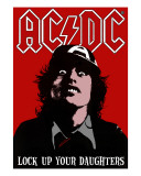 AC/DC Reproducción en lienzo de la lámina