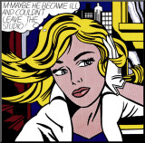 M-Maybe, c.1965 Mounted Print by Roy Lichtenstein