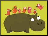 The Choir Mounted Print by Nathalie Choux