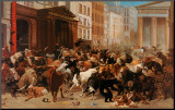 Bulls and Bears in the Market Mounted Print by William Holbrook Beard