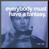 Fantasy Mounted Print by Andy Warhol
