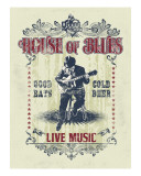 House of Blues Sträckt Canvastryck