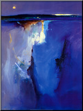Violet Horizon Mounted Print by Peter Wileman