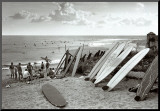 At the Point, 1960 Mounted Print by Leigh Wiener