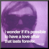 Love Affair Mounted Print by Andy Warhol