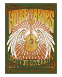 House of Blues Lærredstryk på blindramme House of Blues Lærredstryk på blindramme