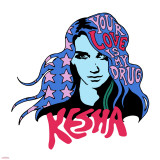 Ke$ha Stretched Canvas Print