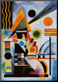 Balancement Mounted Print by Wassily Kandinsky