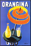 Orangina Lámina montada en tabla por Bernard Villemot