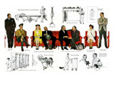 "So You Want to See the President" B, November 13,1943 Giclee Print by Norman Rockwell