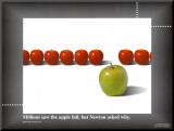 Apple / Newton Mounted Print