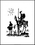 Don Quixote, c.1955 Mounted Print by Pablo Picasso