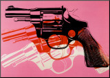 Gun, c.1981-82 Impressão montada por Andy Warhol