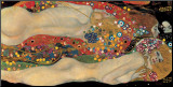 Water Serpents II, c.1907 Mounted Print by Gustav Klimt