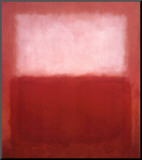 Branco sobre Vermelho Impressão montada por Mark Rothko Branco sobre Vermelho Impressão montada por Mark Rothko