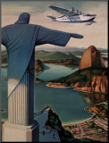Flying Down to Rio Mounted Print by Paul George Lawler