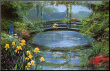 Reflections of a Friendship Mounted Print by Peter Ellenshaw