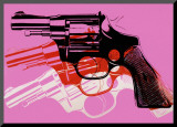 Gun, c.1981-82 Impressão montada por Andy Warhol