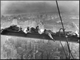 Break Time, Rockefeller Center, 1932 Mounted Print by Charles C. Ebbets