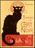 Tournée du Chat Noir, c.1896 Mounted Print by Théophile Alexandre Steinlen
