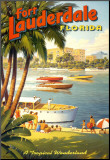 Fort Lauderdale, Florida Mounted Print by Kerne Erickson