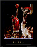 Excel: Basketball Mounted Print