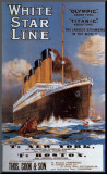 White Star Line Mounted Print
