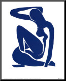 Blue Nude I, c. 1952 Mounted Print by Henri Matisse