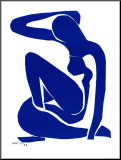 Blue Nude I, c. 1952 Mounted Print by Henri Matisse