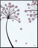 Silver Bubble Stem Mounted Print by Alan Buckle