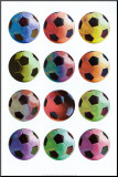 Pop Art Soccer Mounted Print by Anthony Matos