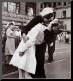 Kissing the War Goodbye Mounted Print by Victor Jorgensen