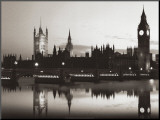 Big Ben and the Houses of Parliament Mounted Print by Pawel Libra