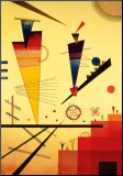 Merry Structure Mounted Print by Wassily Kandinsky