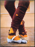 Leg Warmers Mounted Print by Harvey Edwards