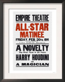 A Novelty, The First in 20 Years, Harry Houdini as a Magician Prints