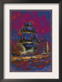 U.S. Navy: Night Falls Print by Willy Stower
