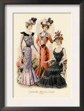 Fashionable Afternoon Toilettes Posters