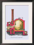 The Process of Refining Sulphur Poster by John Howard Appleton