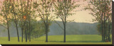 Hazy, Woodstock Stretched Canvas Print by Elissa Gore