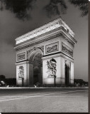 Arch de Triumph Stretched Canvas Print by Christopher Bliss