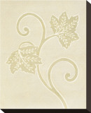 Vine Leaf Decoration Stretched Canvas Print by Sophie Adde
